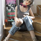 Olivia, 156 cm, bonnet C, asiatique, dans les escaliers