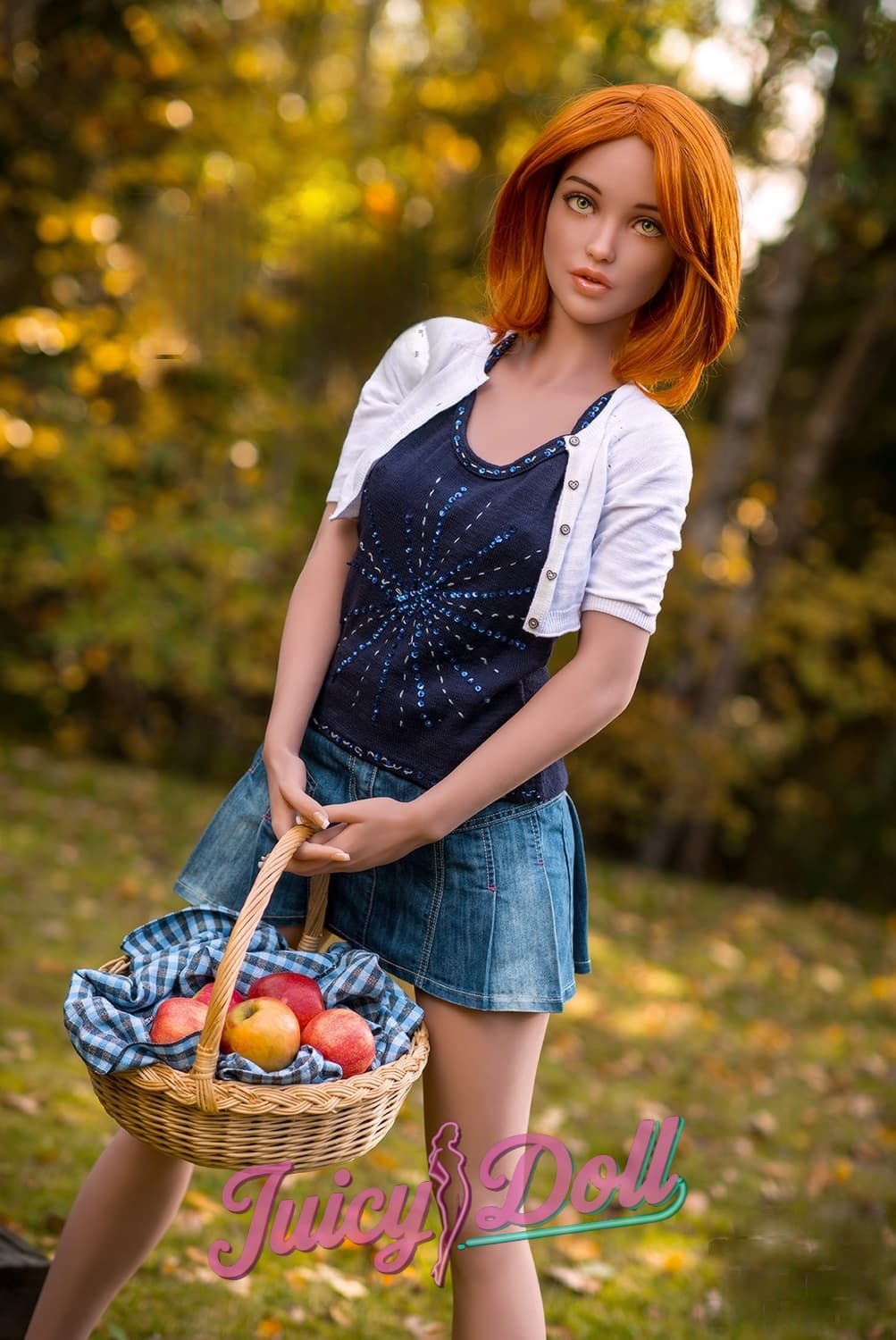 Lilian, 160 cm, B-Körbchen, kleines Mädchen auf einem Picknick