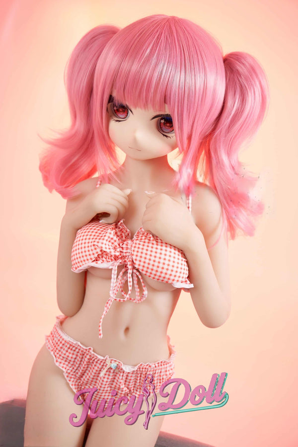 Lily, 146 cm Bcup, petite loli aux cheveux roux