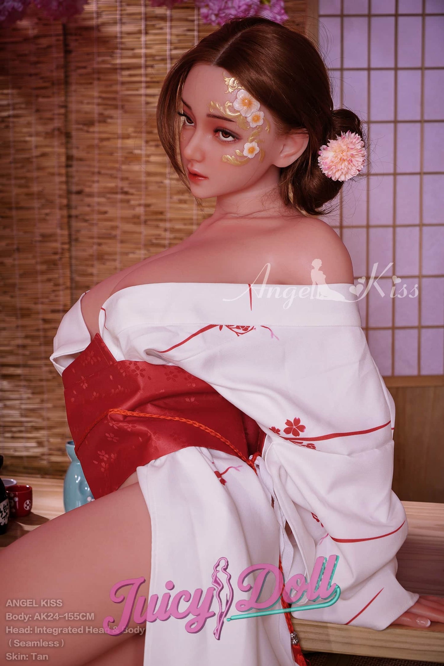 155cm(5ft1) Gcup Bailey Head  Silicone SEX DOLL