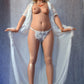 Daisy, 158cm bonnet D Cape en tulle transparent